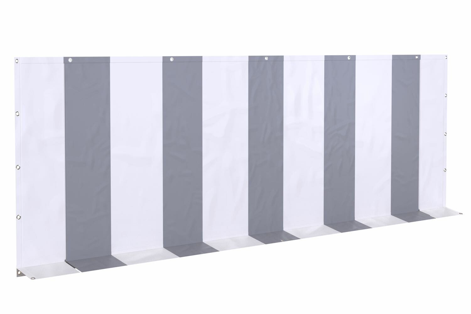 Partytent eindwand 6 meter | Met ritsen | PVC - Professional