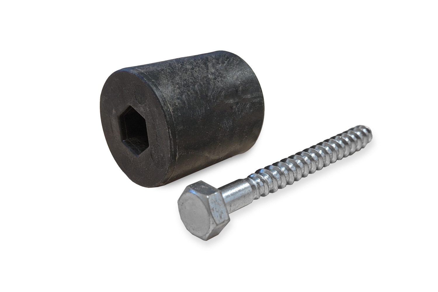 Paalconnector met bout | voor stretchtenten