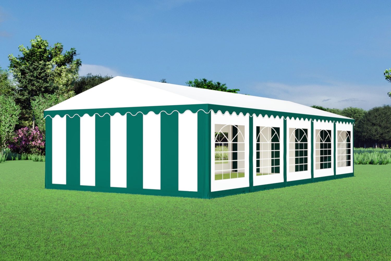 Partytent 5x10 PVC - Classic
