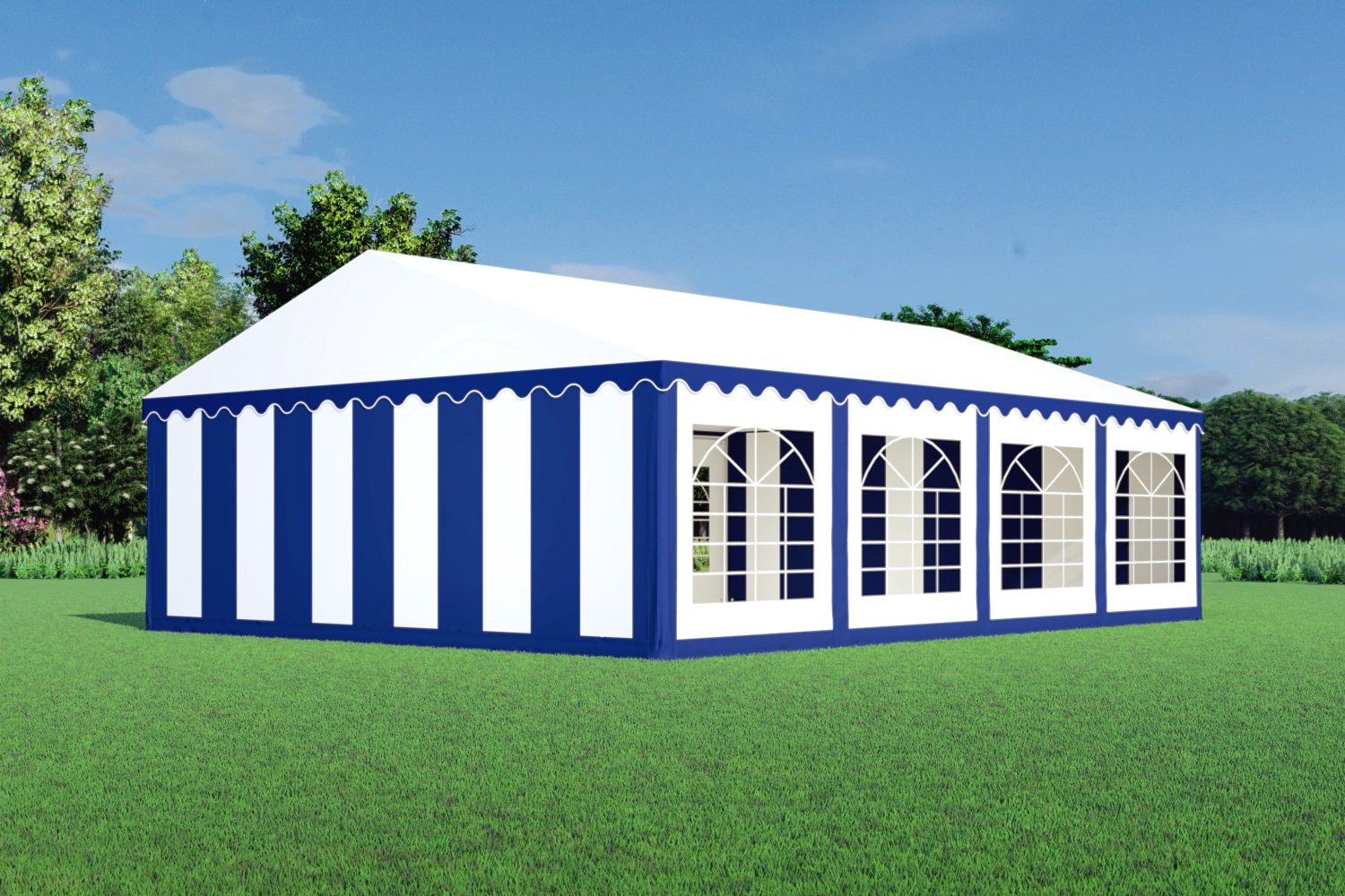 Partytent 6x8 PVC - Classic