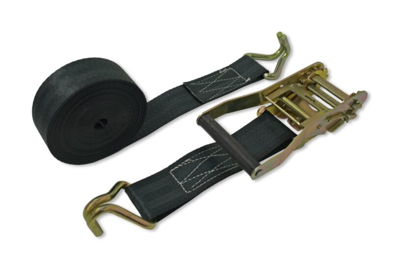 Spanband 13 meter | Zwart - 5cm breed band