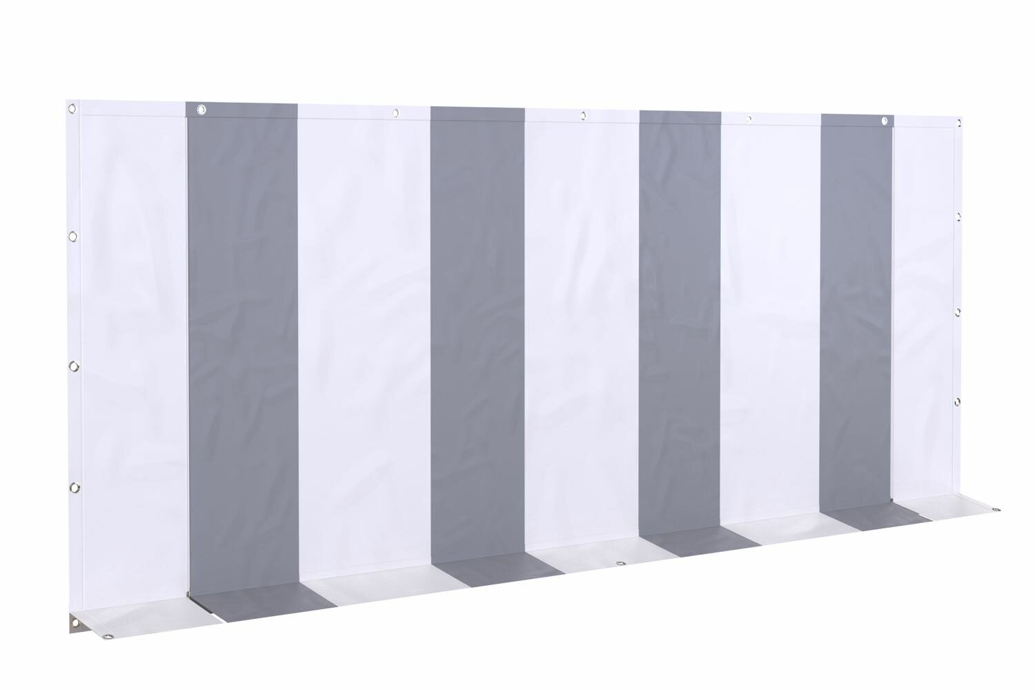 Partytent eindwand 5 meter | Met ritsen | PVC Professional | 220cm