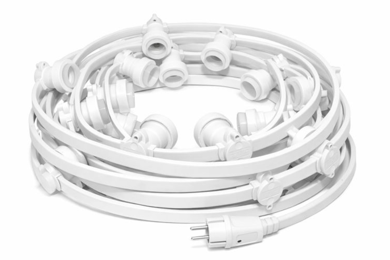 Prikkabel 20 meter | 20 of 40 fittingen | Wit