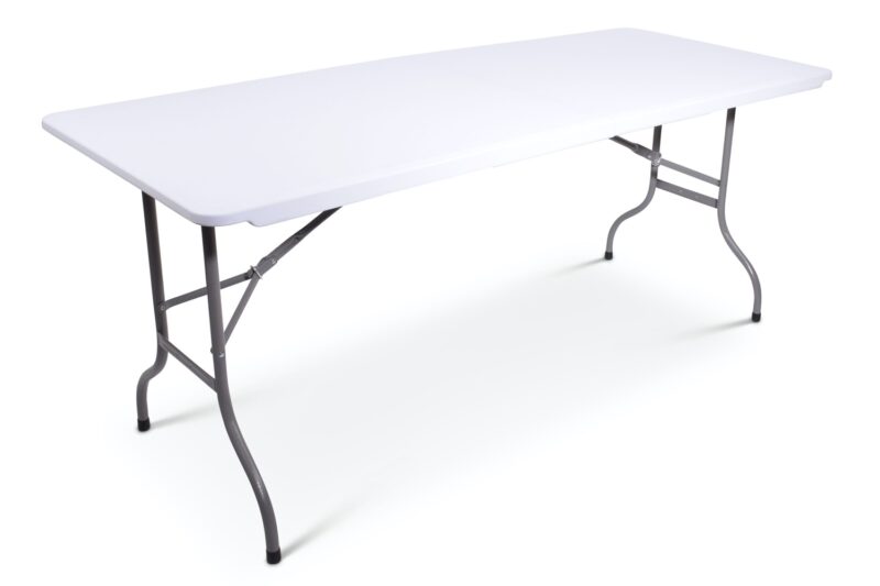 Klaptafel 180 x 76cm - vouwbaar | Lichtgrijs