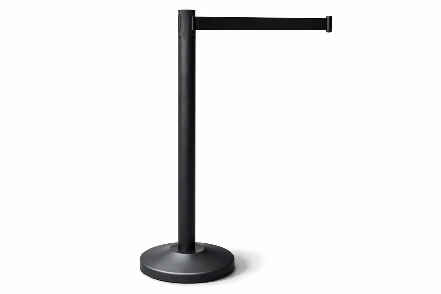 Afzetpaal | Mat zwart - 2 meter  band