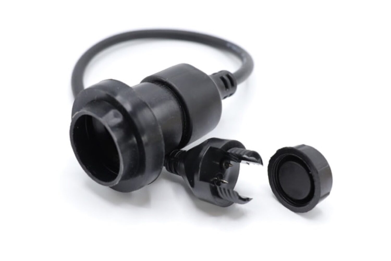 Dropper voor Prikkabel | 20cm | Zwart