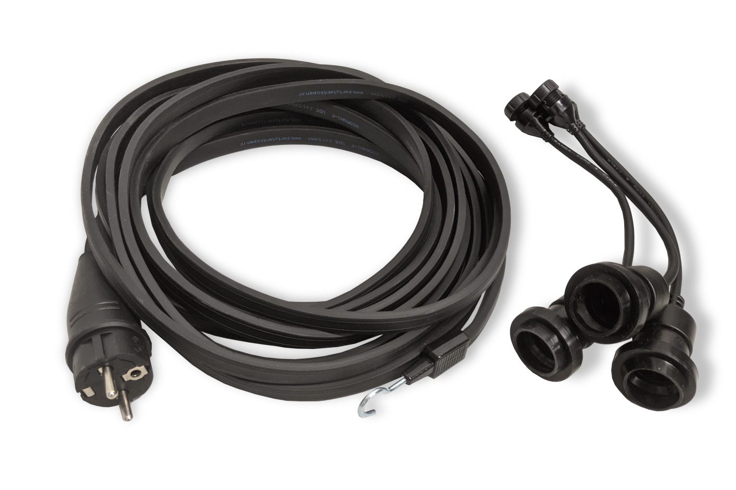 Prikkabel op maat! - Met hangende fittingen