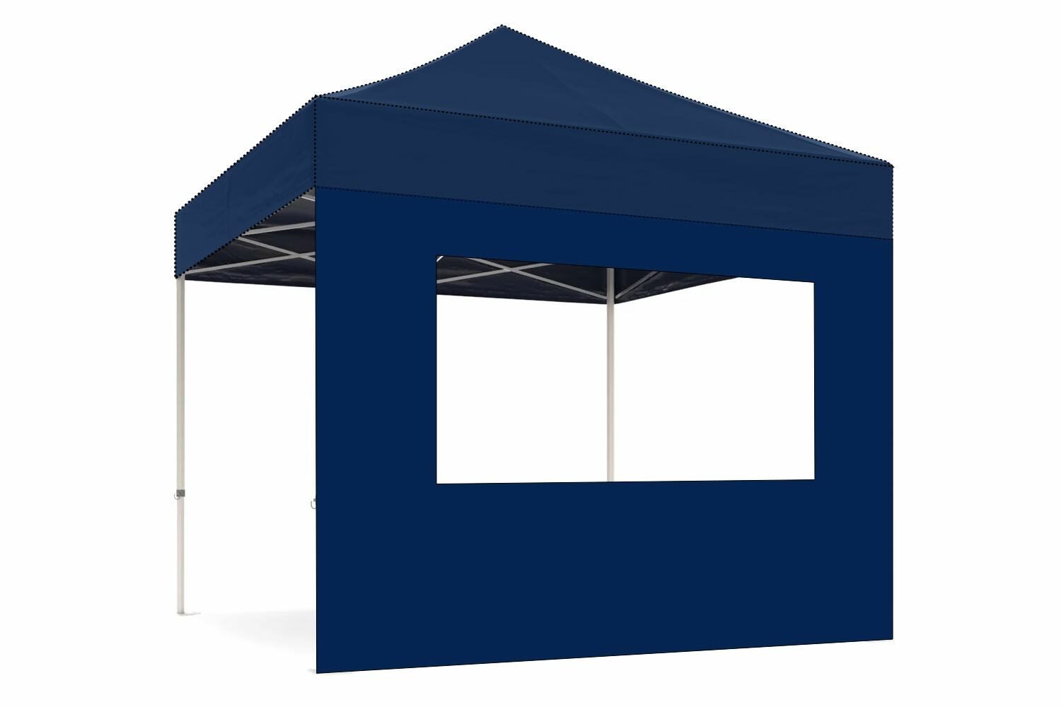 Zijwand 3m met raam – Easy up | PVC gecoat polyester