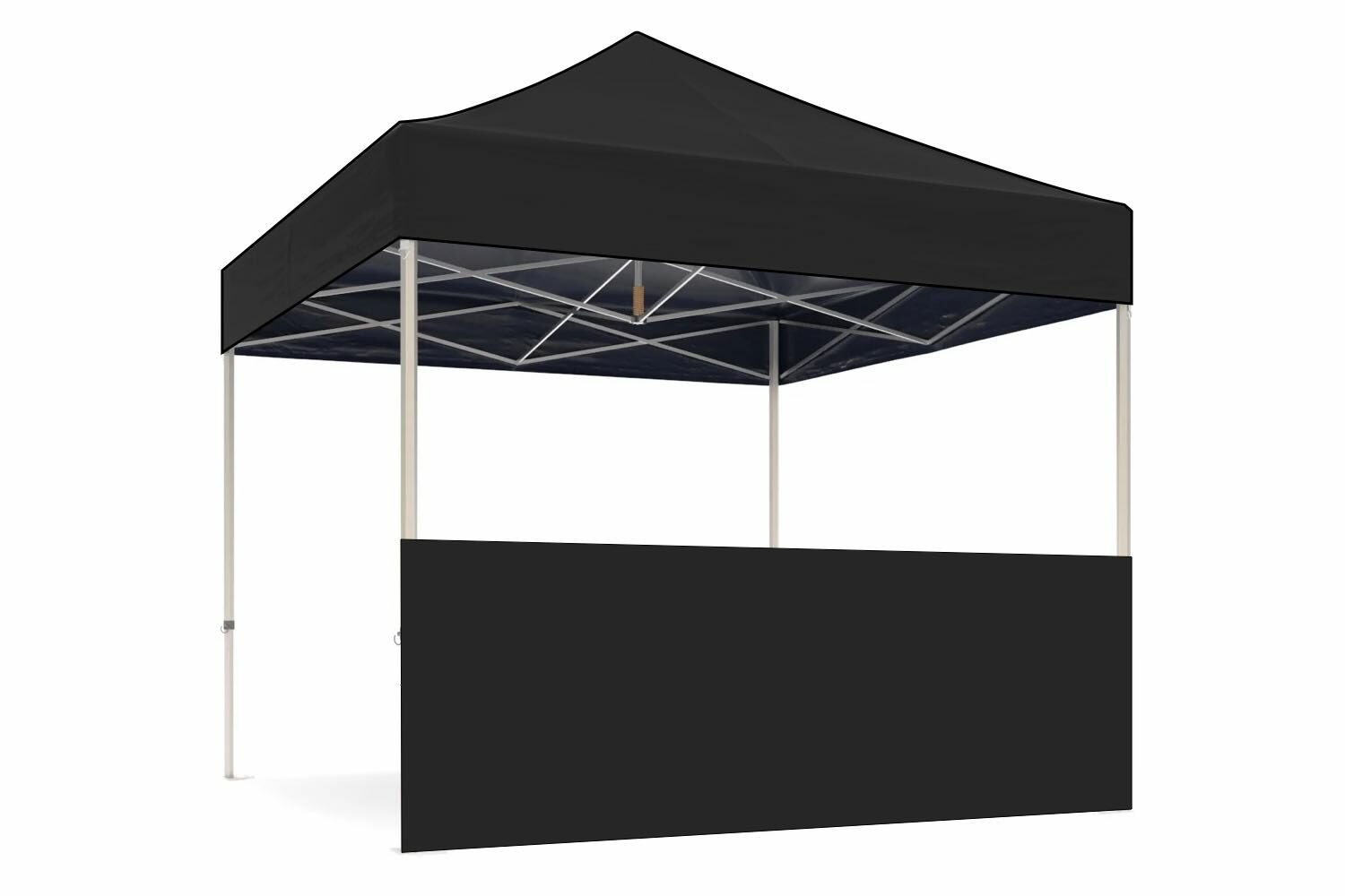 Halve zijwand 3m – Easy up | Heavy duty PVC