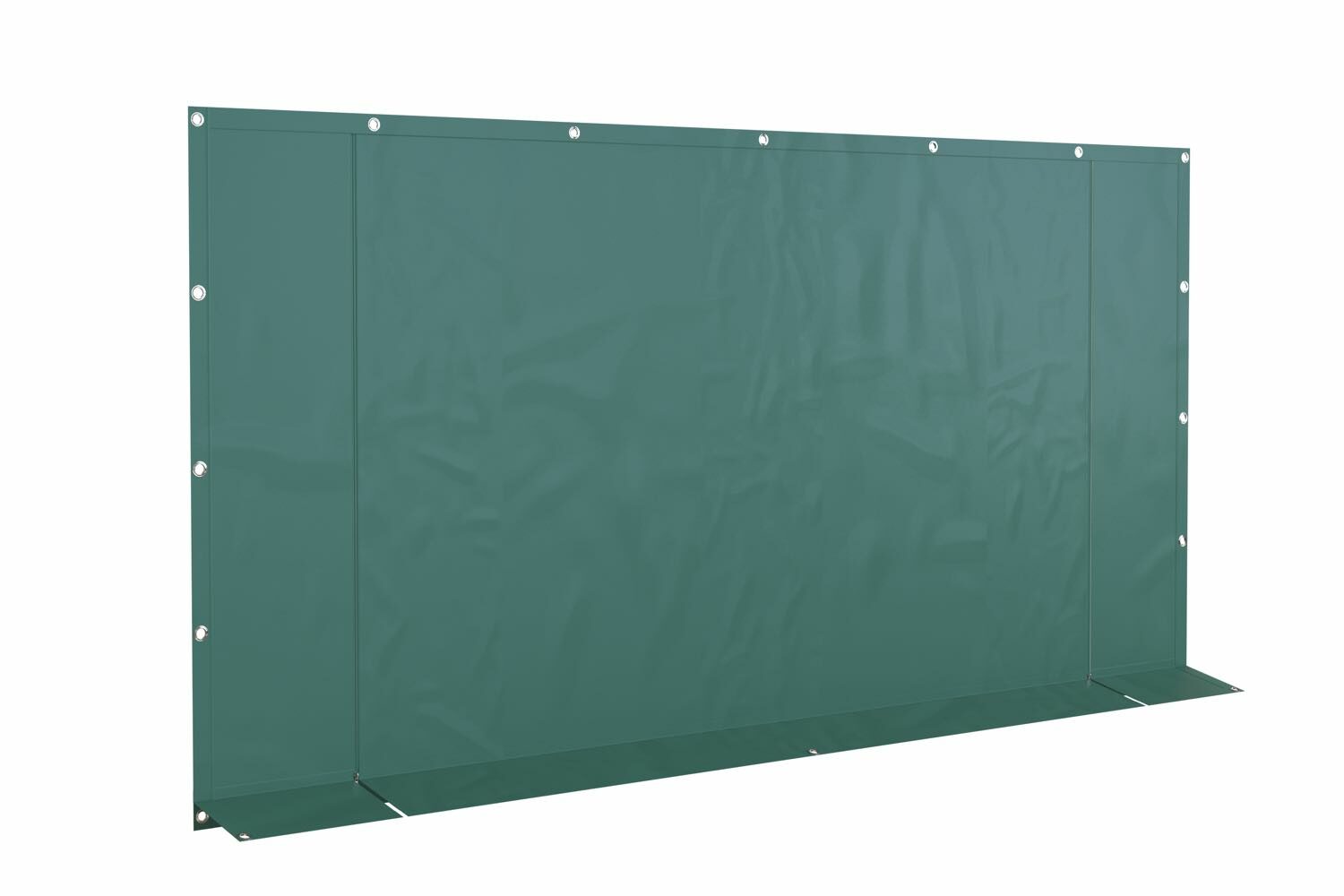 Partytent eindwand 4 meter | Met ritsen | PVC