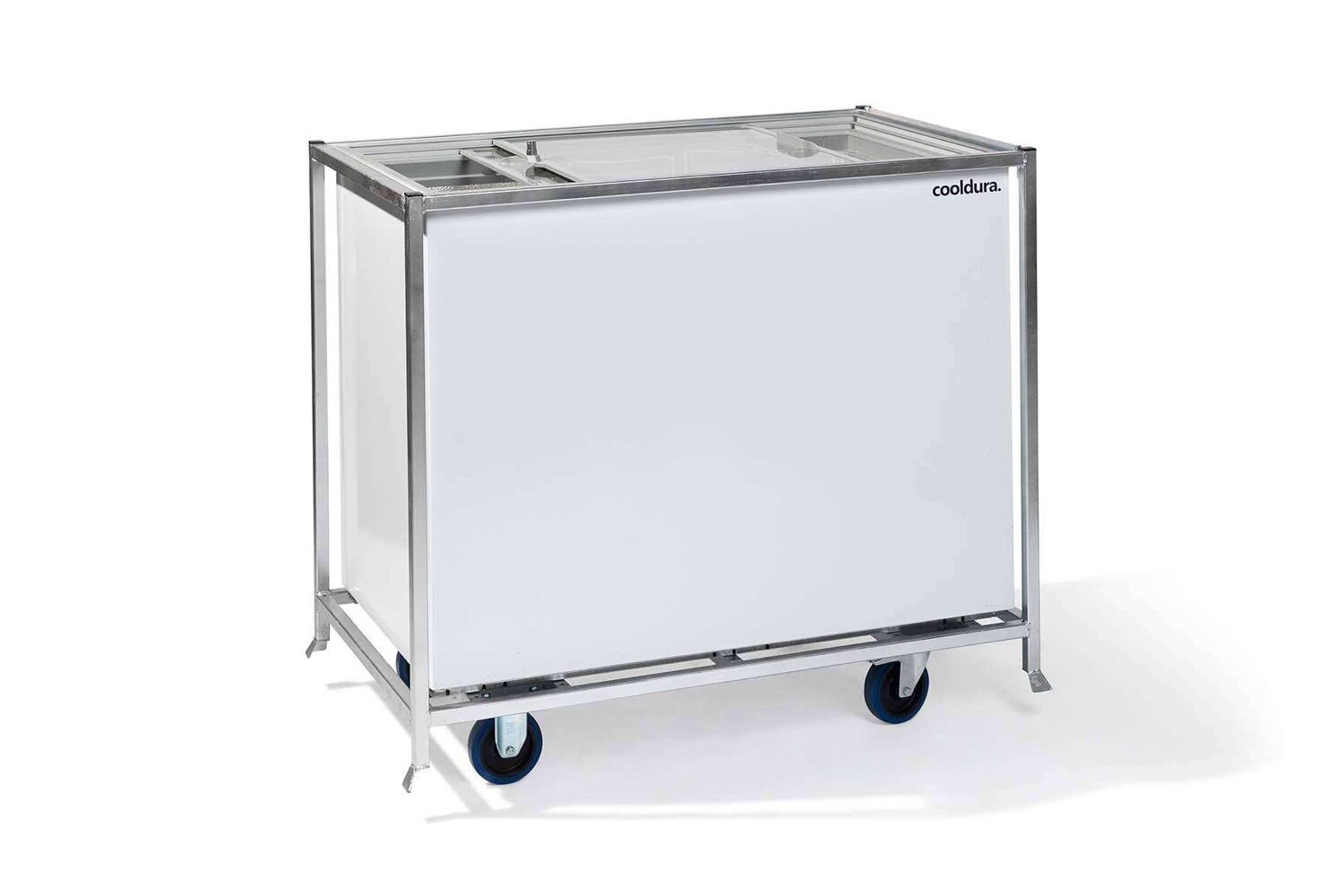 Trolley voor liggende koelkist