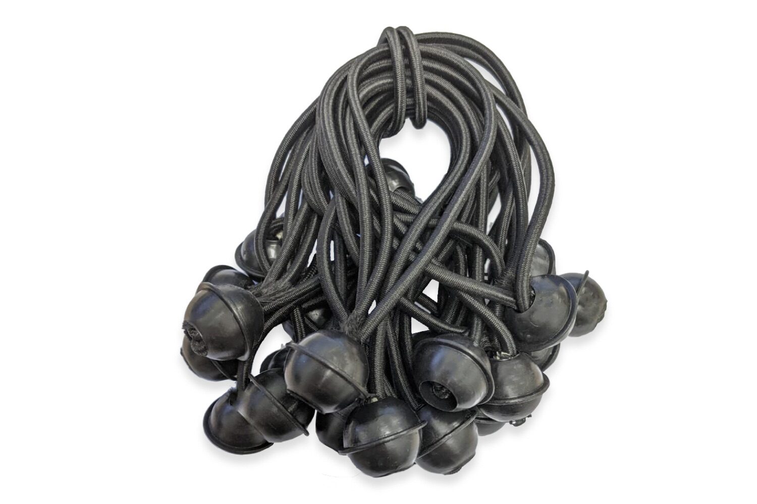 Partytent elastieken lang - 25 stuks | Zwart