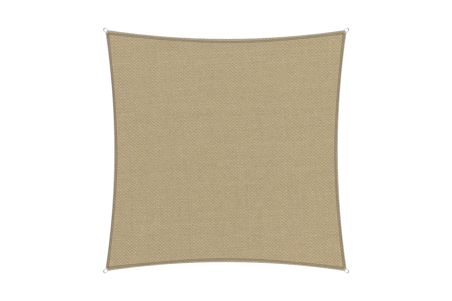 Schaduwdoek 3 x 3m | Vierkant - Waterdoorlatend