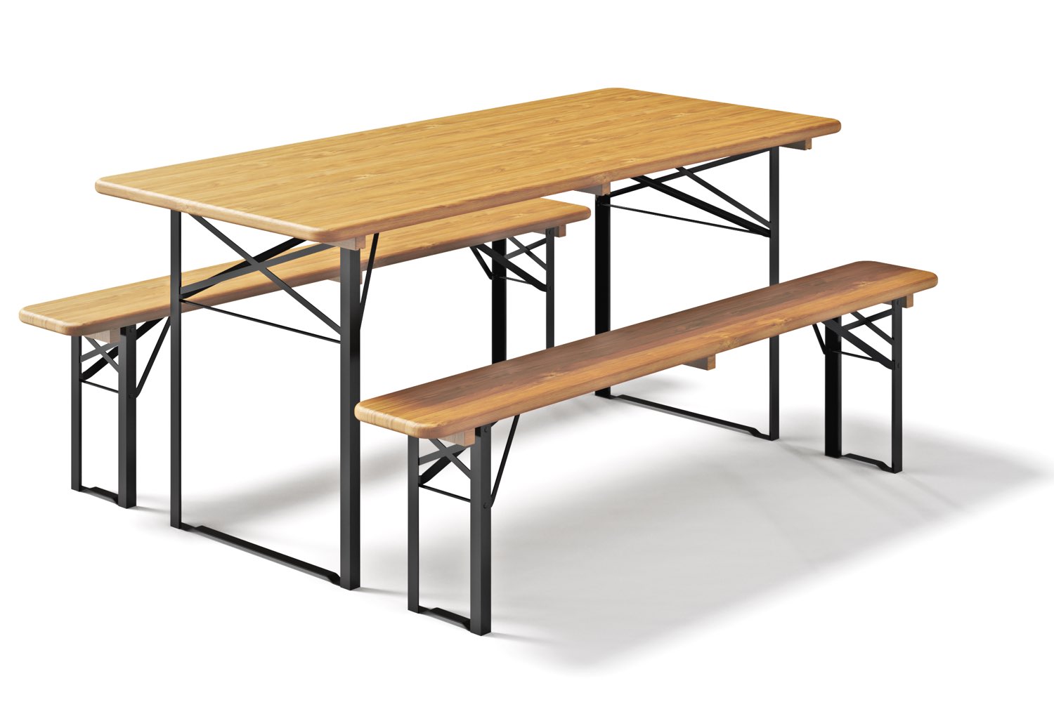 Biertafel en banken 180 x 80