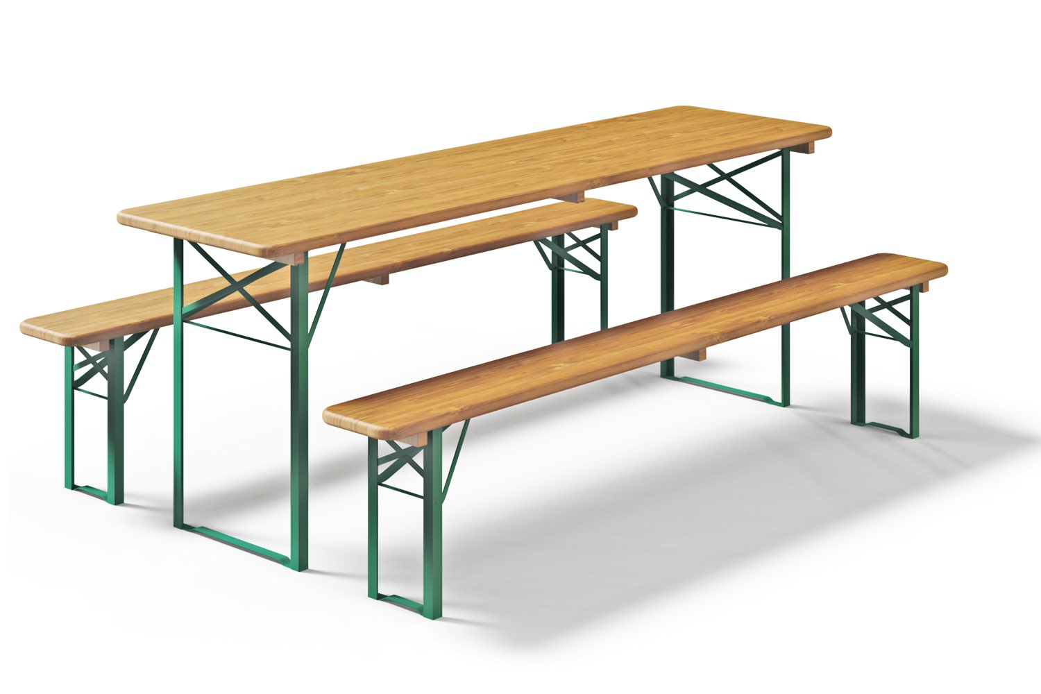 Biertafel en banken 220 x 50 Premium