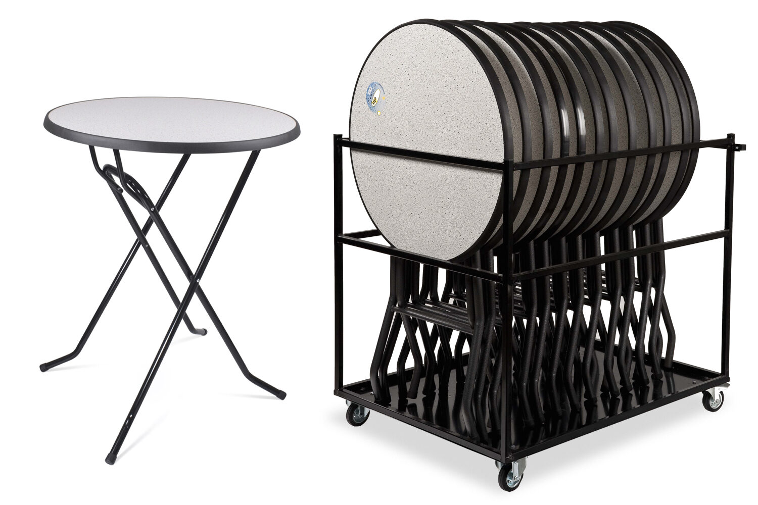 Supercombi - 15x statafel Mallorca naar keuze + trolley