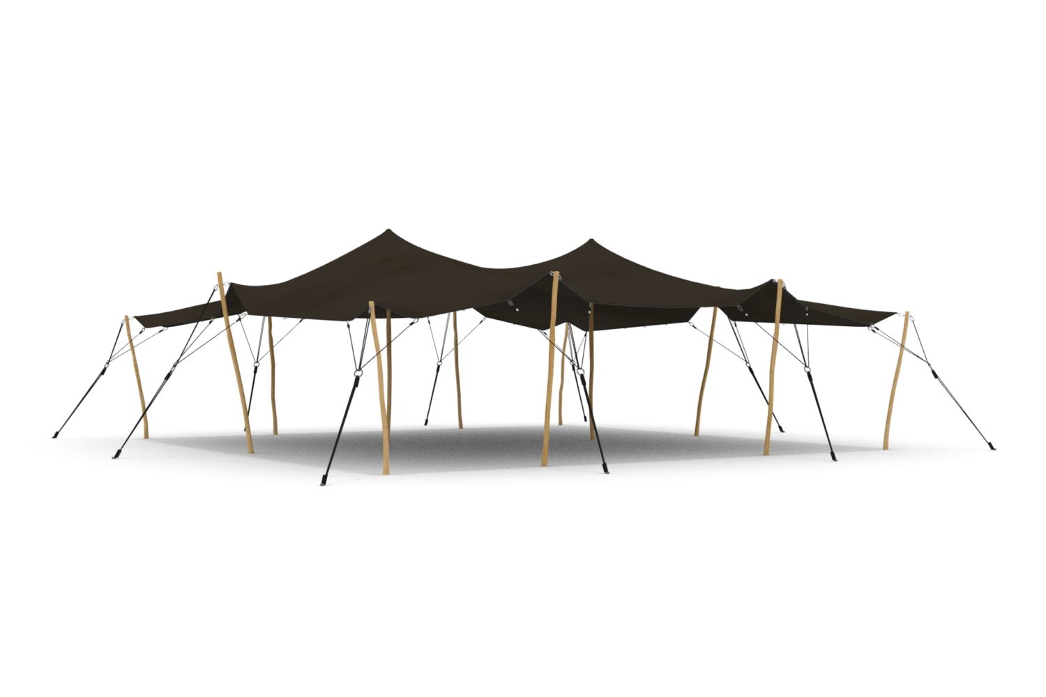 Stretchtent 10,5x10,5 meter | 750 gr/m² | MK4 'All weather' doek