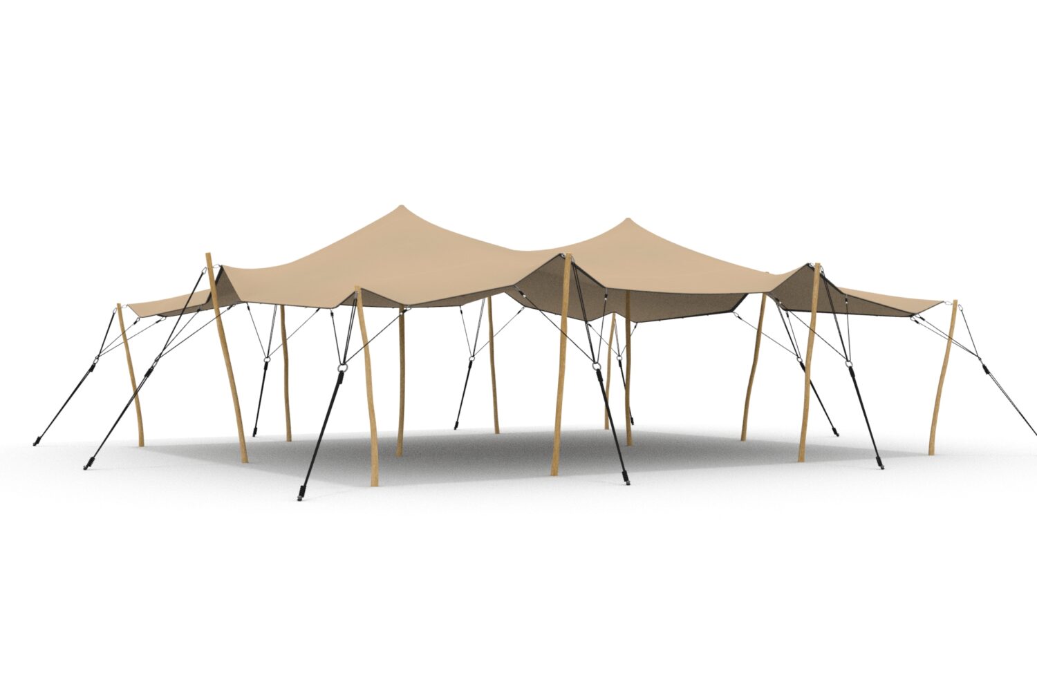 Stretchtent 9x10,5 meter | 750 gr/m² | MK4 'All weather' doek