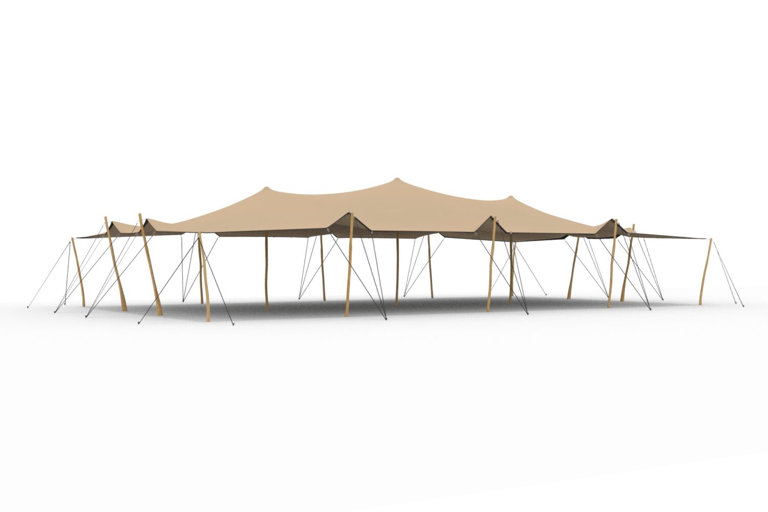 Stretchtent 10,5x19,5m meter | 750 gr/m² | MK4 'All weather' doek