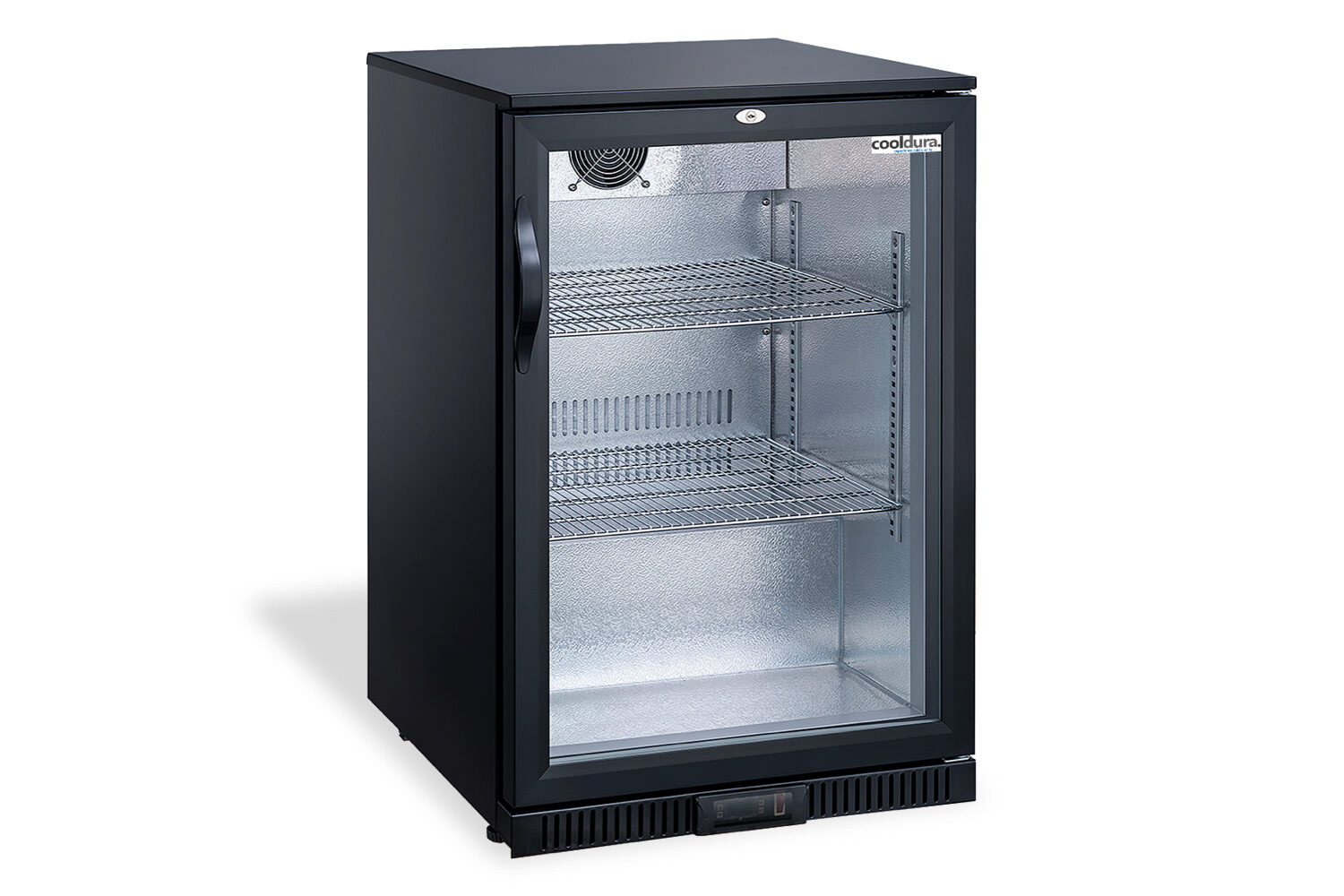 Barkoelkast met glazen deur | 128 liter | Cooldura