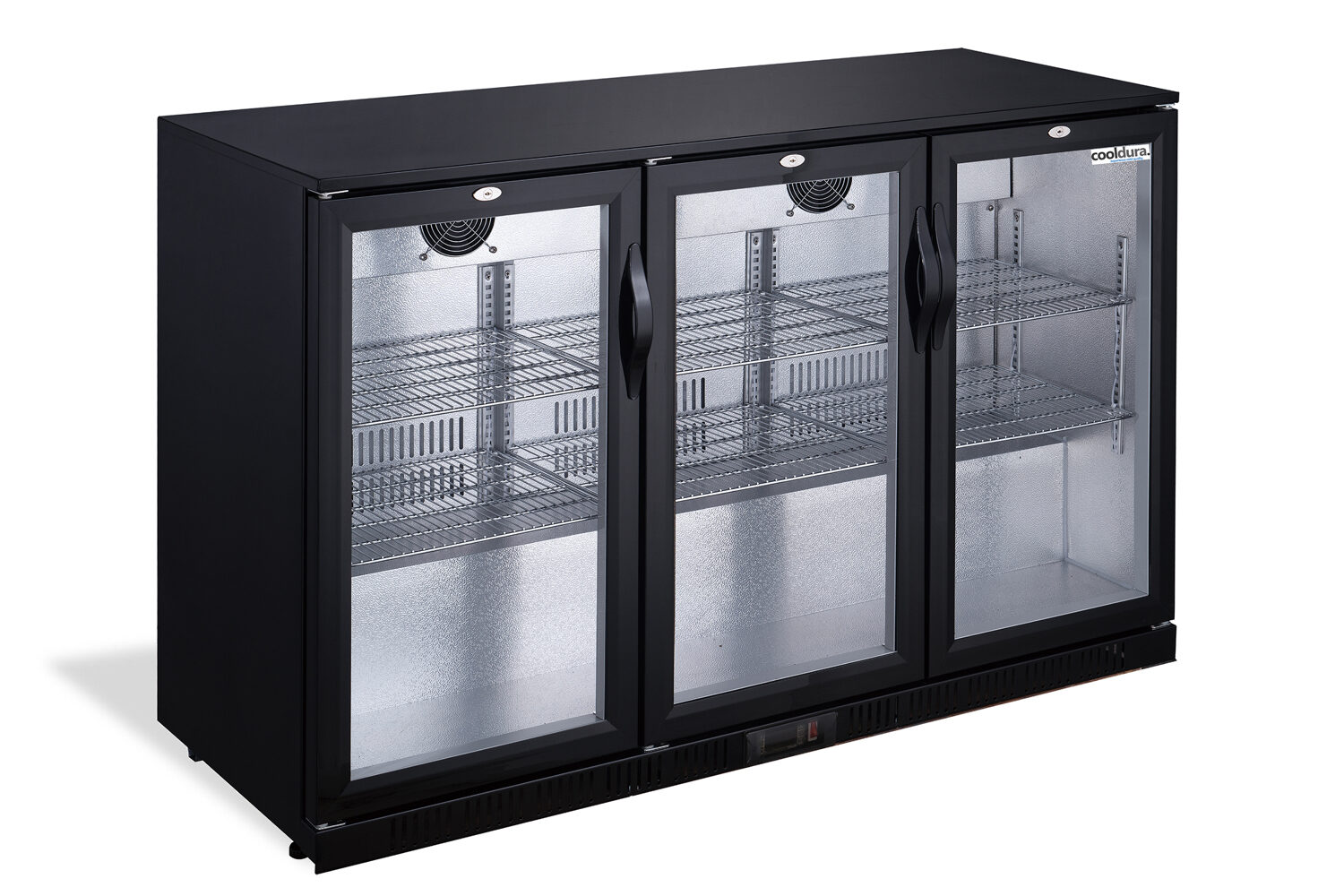 Barkoelkast met glazen deur | 320 liter | Cooldura