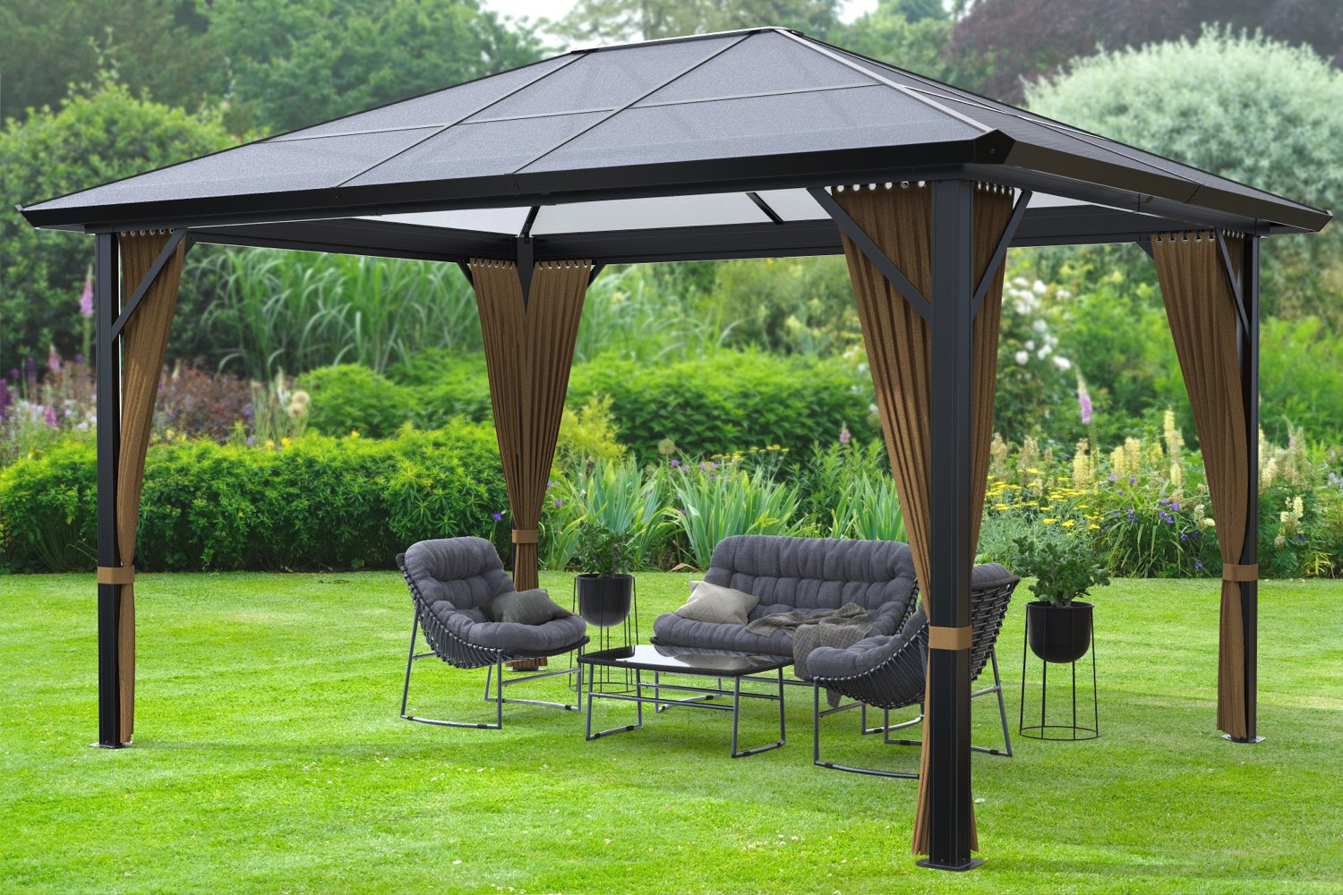 Tuinpaviljoen 3x4m | Skyshade - Lite
