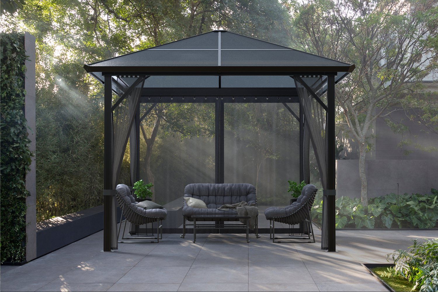Tuinpaviljoen 3x3m | Skyshade - Lite