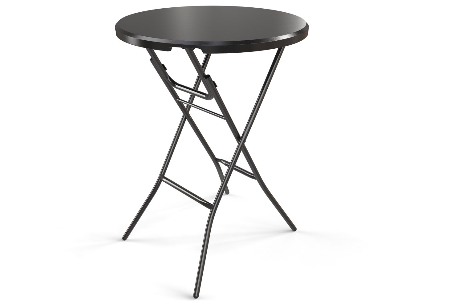 Statafel Blomo | Blad ⌀80cm - Zwart