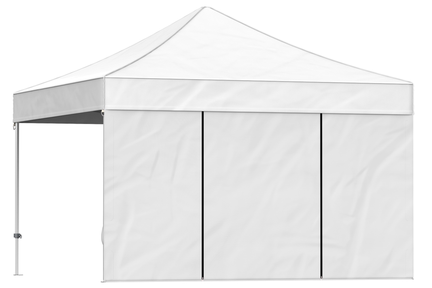 Zijwand 4m deur – Easy up | PVC gecoat polyester