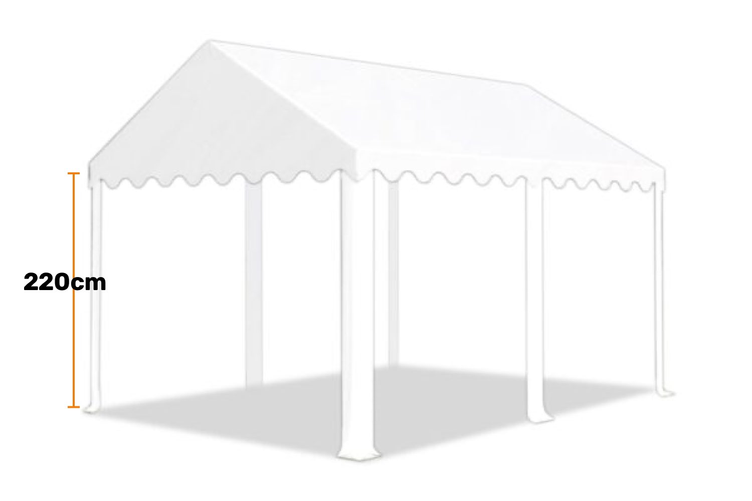 Partytent dakzeil 3x4 | PVC Professional