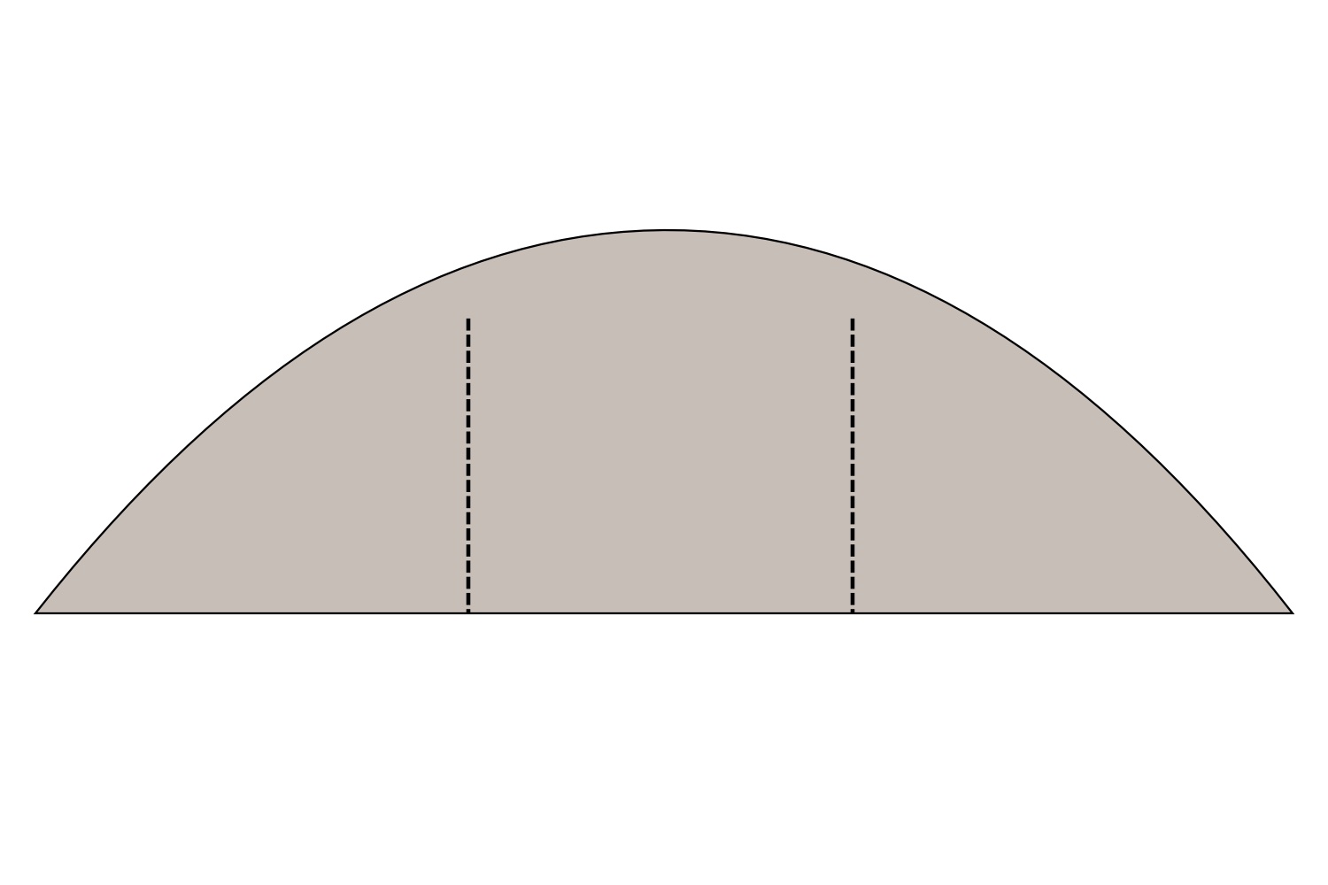 Smalle zijwand met deur